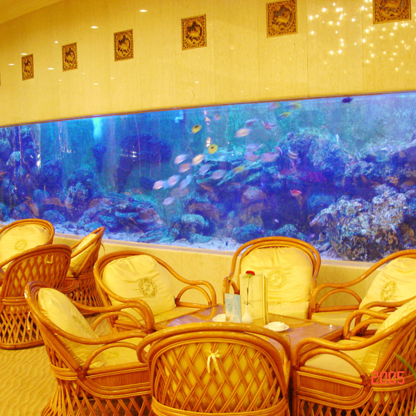 北京翠宫饭店亚克力鱼缸